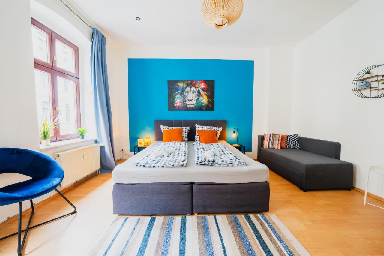 Blue Chili 08 - Magdeburg 2-Zimmer Altbau, Wi-Fi, 5 Pax エクステリア 写真